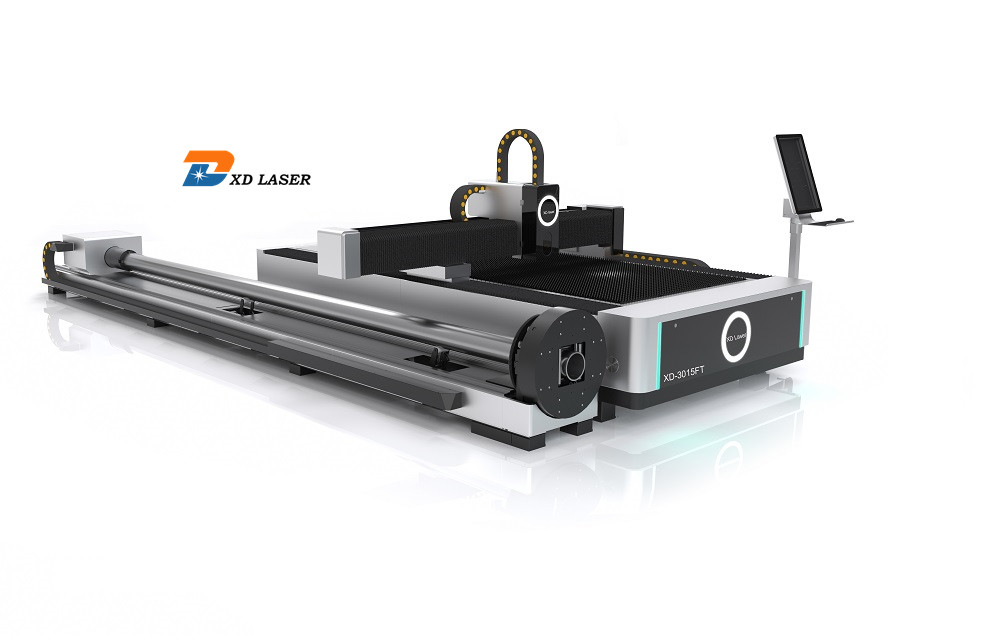 XUNDI metal plate and metal tube fiber laser cutting machine XD-3015FTC-2 -Video.jpg