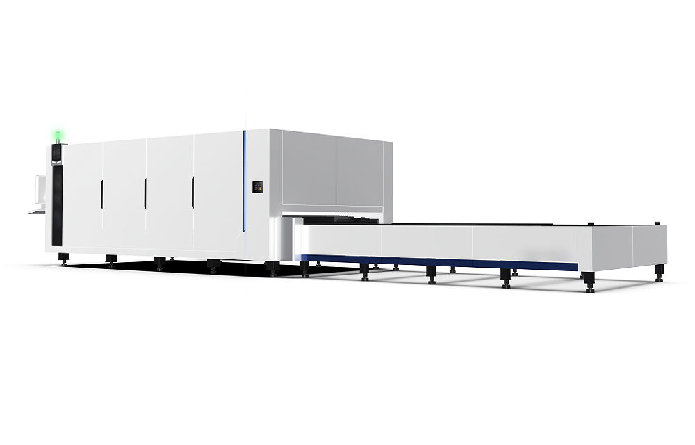 Full enclosed dual table fiber laser cutting machine