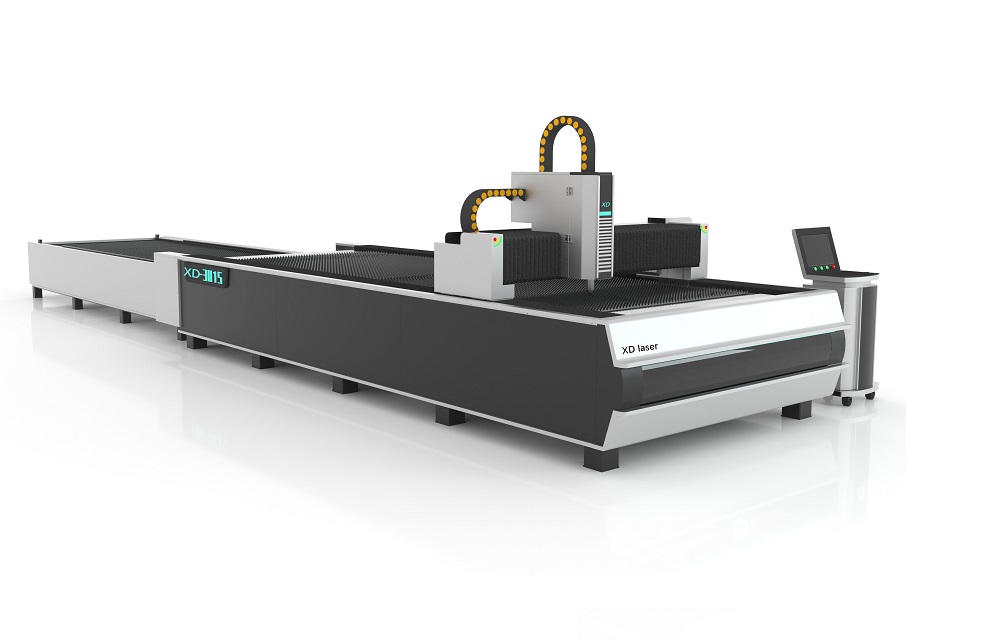 Dual exchange table fiber laser cutting machine 1