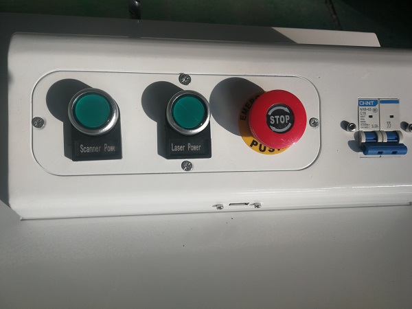 Botones de marcador l&aacute;ser de fibra